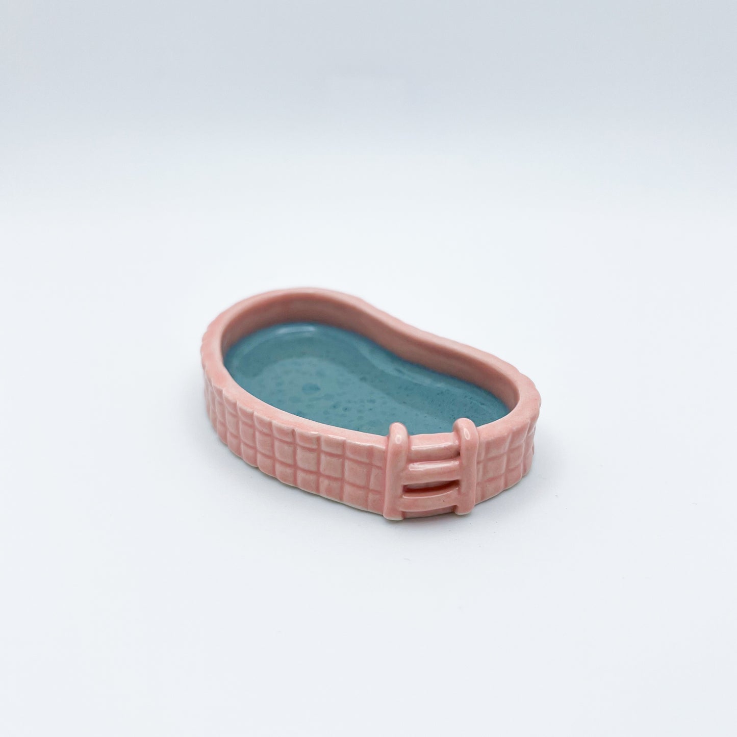 MINI KIDNEY POOL TRINKET DISH - PINK