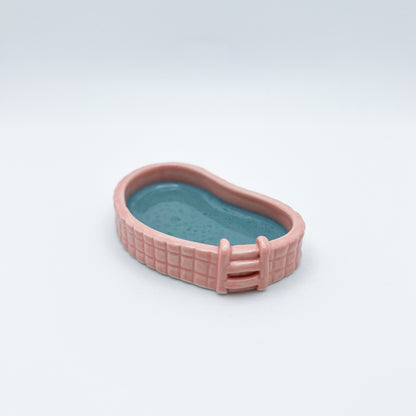 MINI KIDNEY POOL TRINKET DISH - PINK